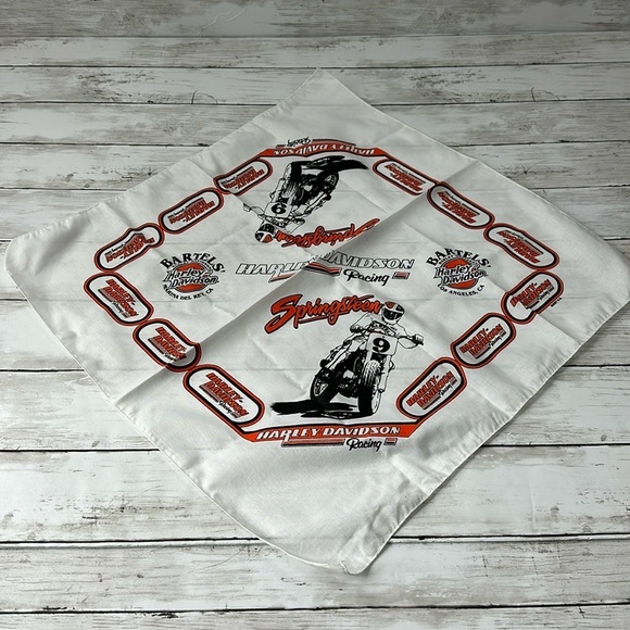 Harley-Davidson Other - HARLEY DAVIDSON BANDANA Racing Springsteen 2008 white new